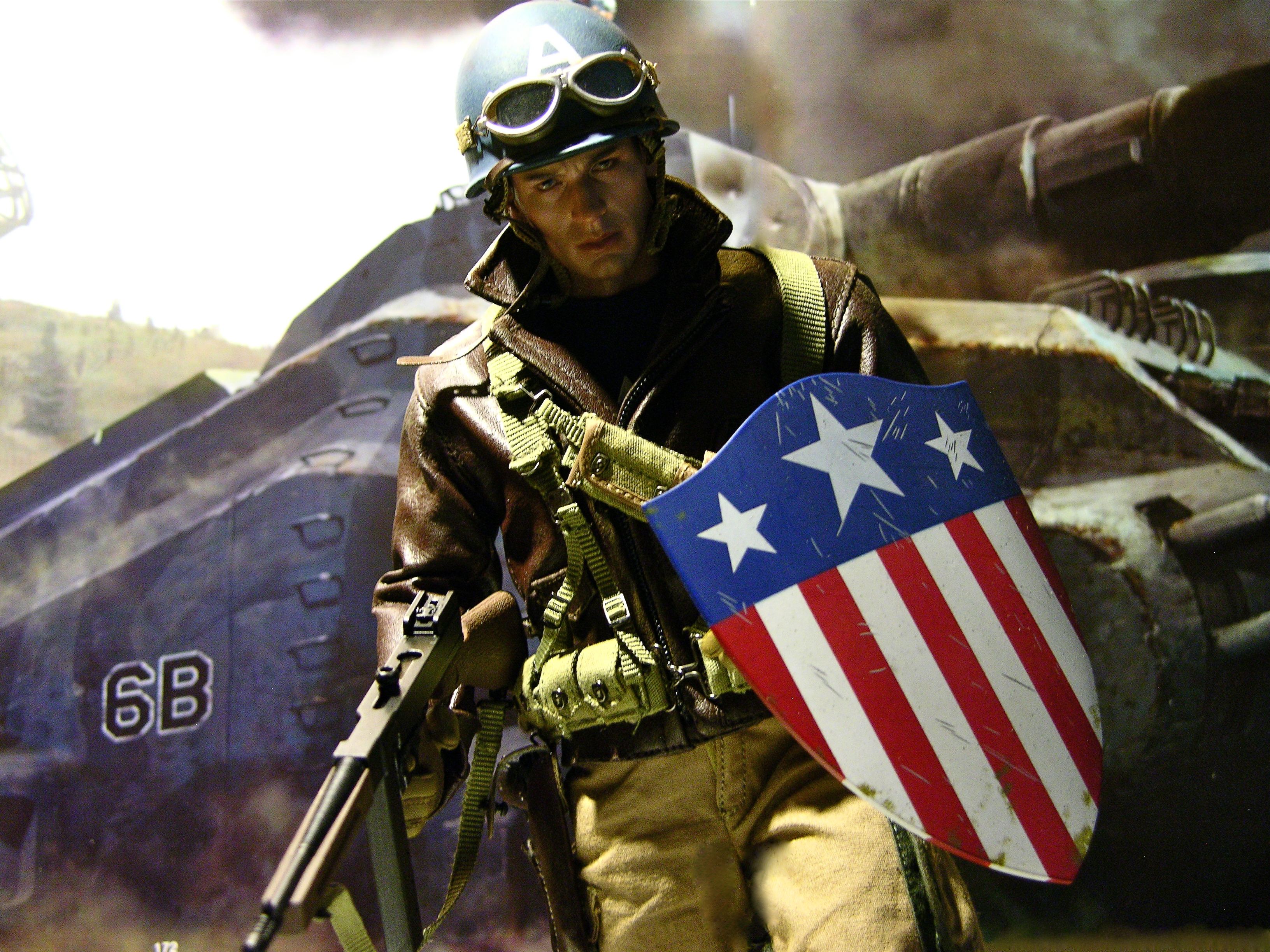 Wallpaper, movies, soldier, Person, games, captainamerica, profession, militia, superheroes, sideshowtoys, military police, chrisevans, hottoys, thefirstavenger, theredskull, medicomtoys 3264x2448