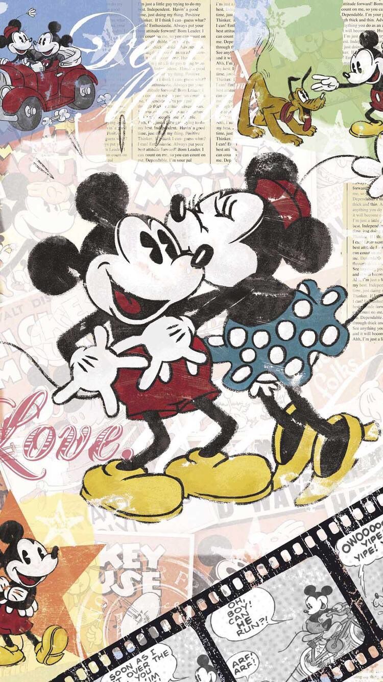 Vintage Mickey Mouse Wallpaper HD
