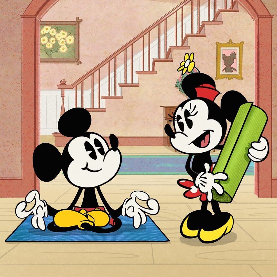 Minnie Mouse on Instagram: “Joining a little late, but he's flexible