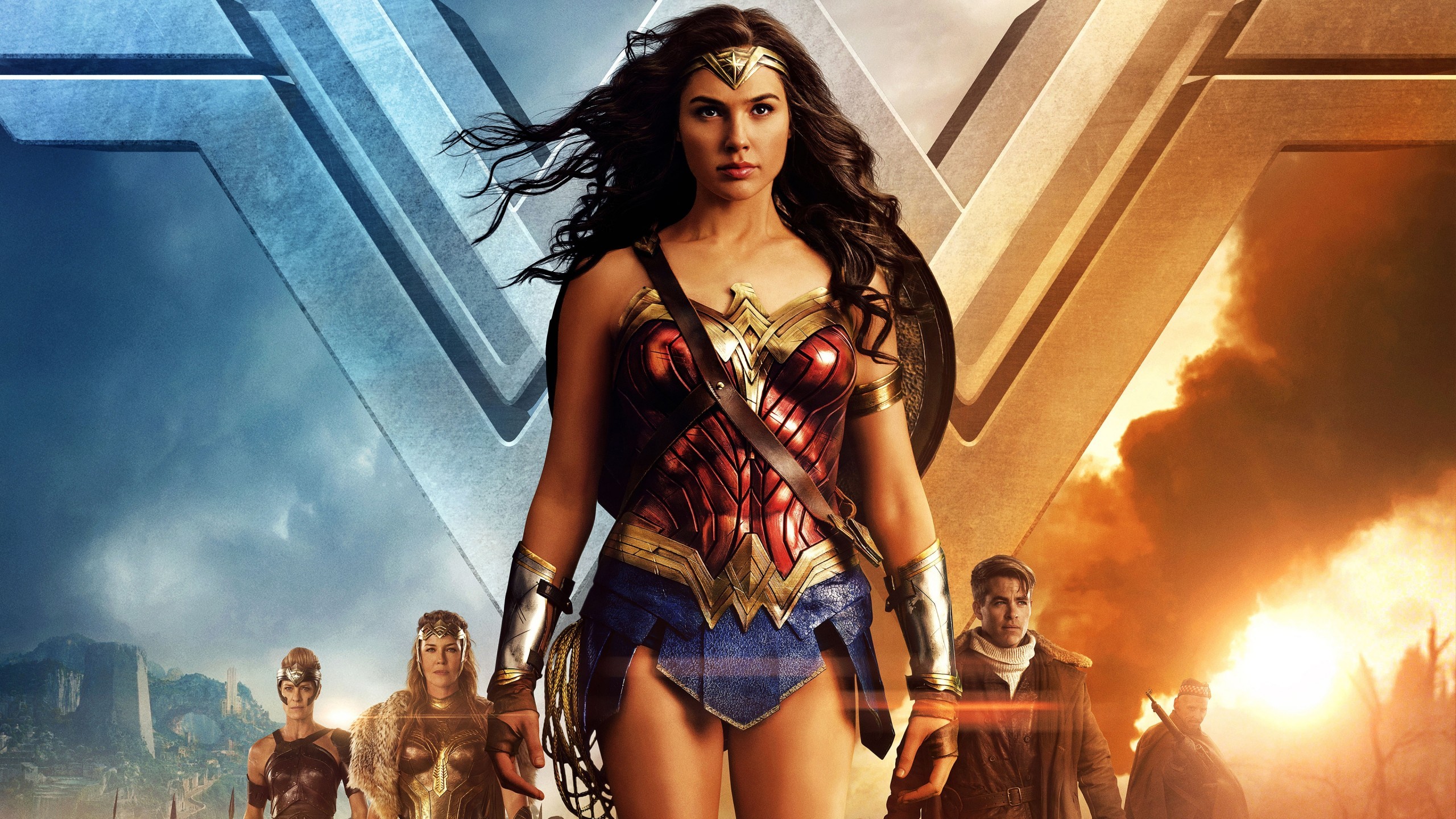 Download 2560x1440 Gal Gadot, Wonder Women Wallpaper for iMac 27 inch