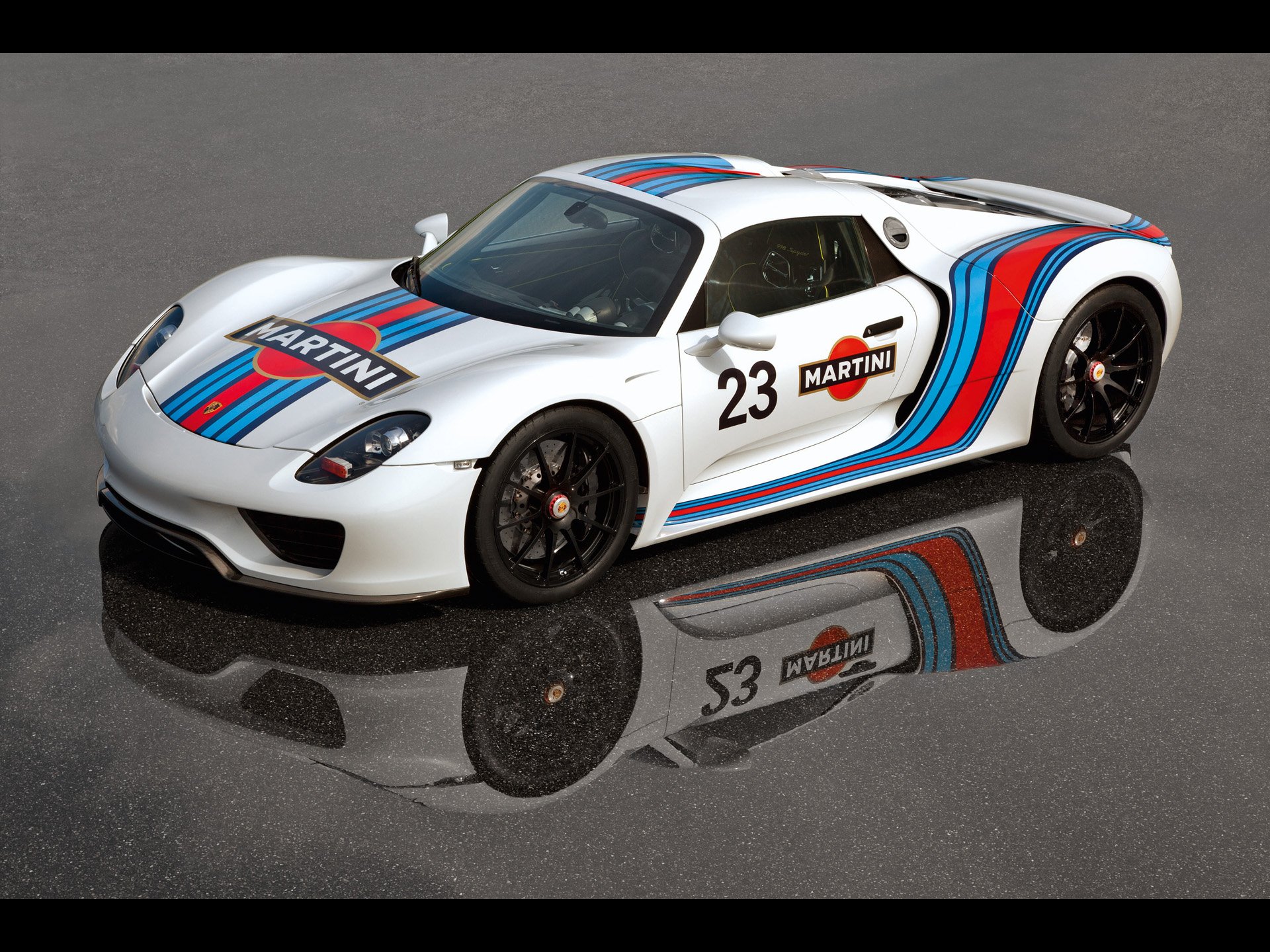 Porsche 918 Spyder Martini Racing Design Prototype HD Wallpaper