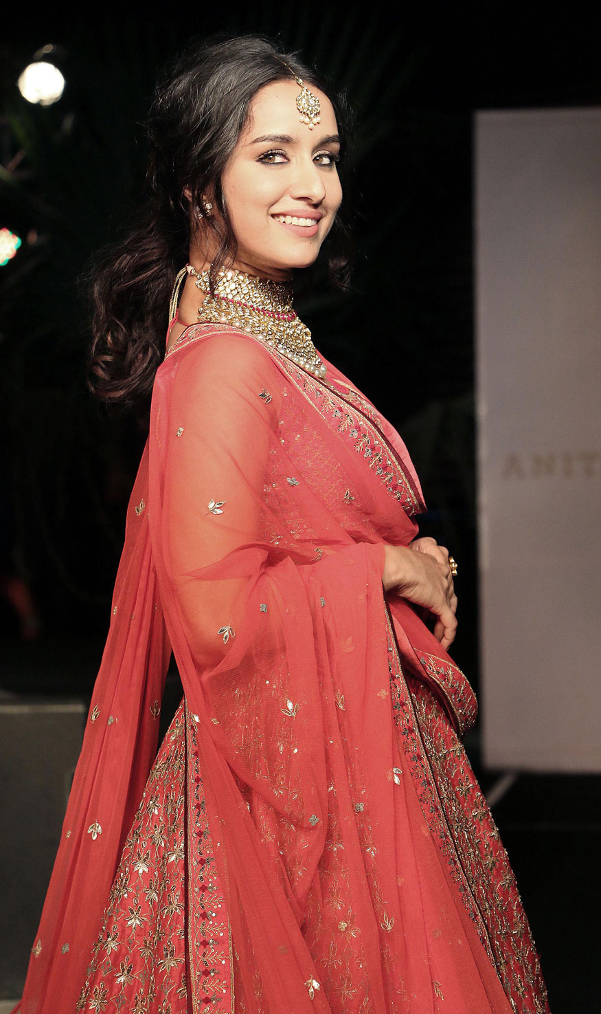 Shraddha Kapoor Walks The Runway During The Wedding Kapoor Bridal Look