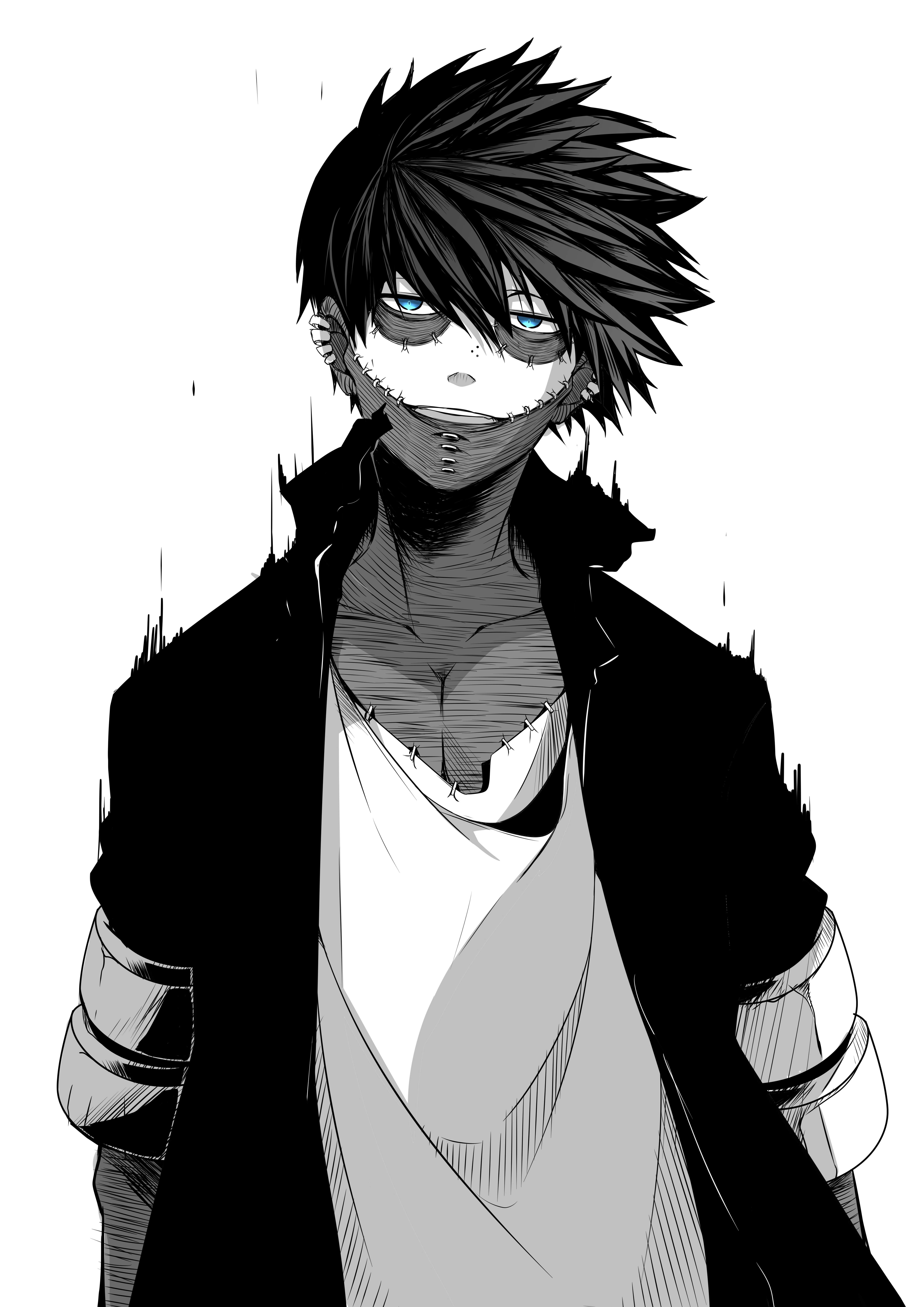 Wallpaper Boku No Hero Academia, Manga, Dabi:4961x7017