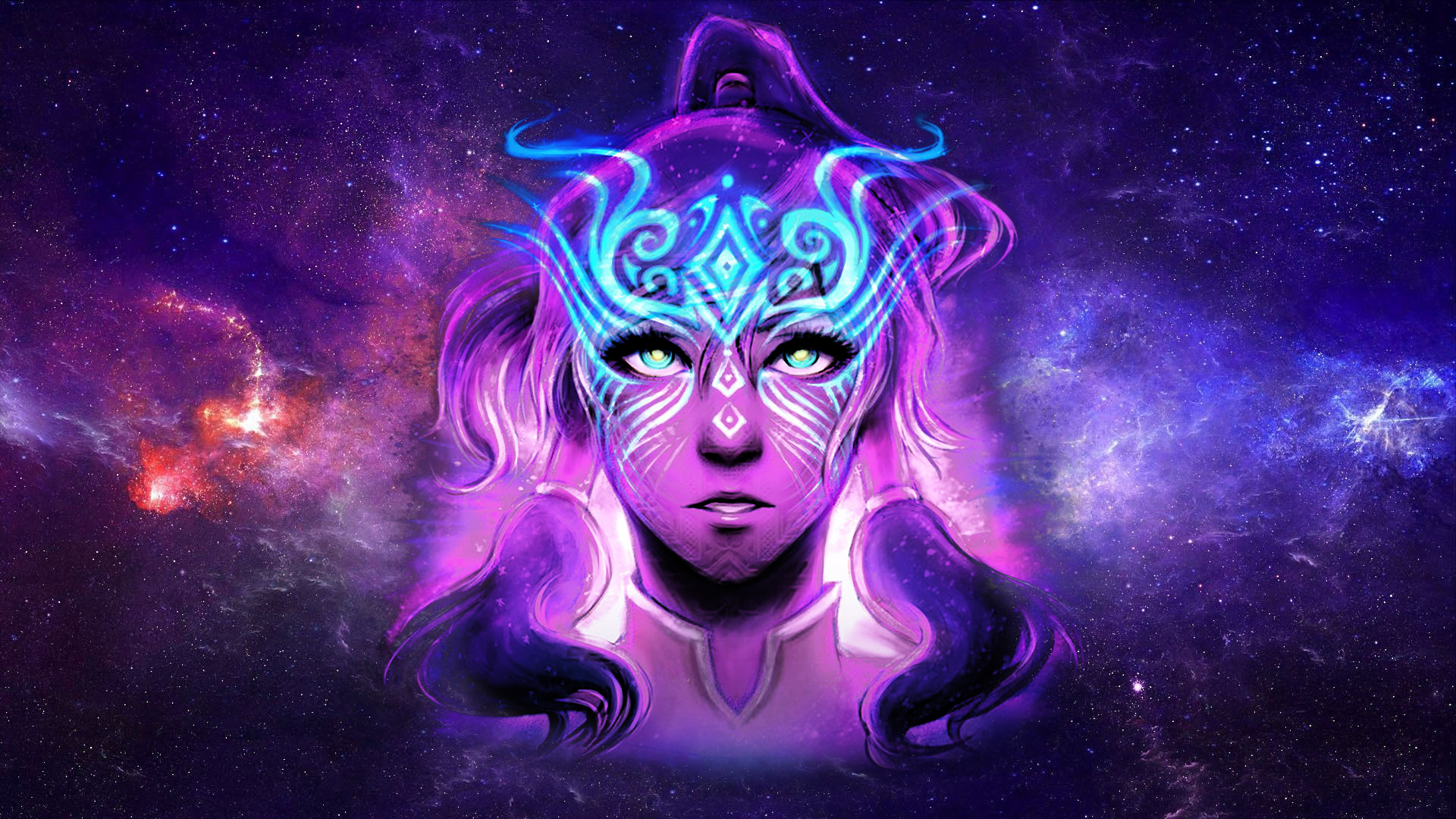 Trippy Girl In Space HD Wallpapers.