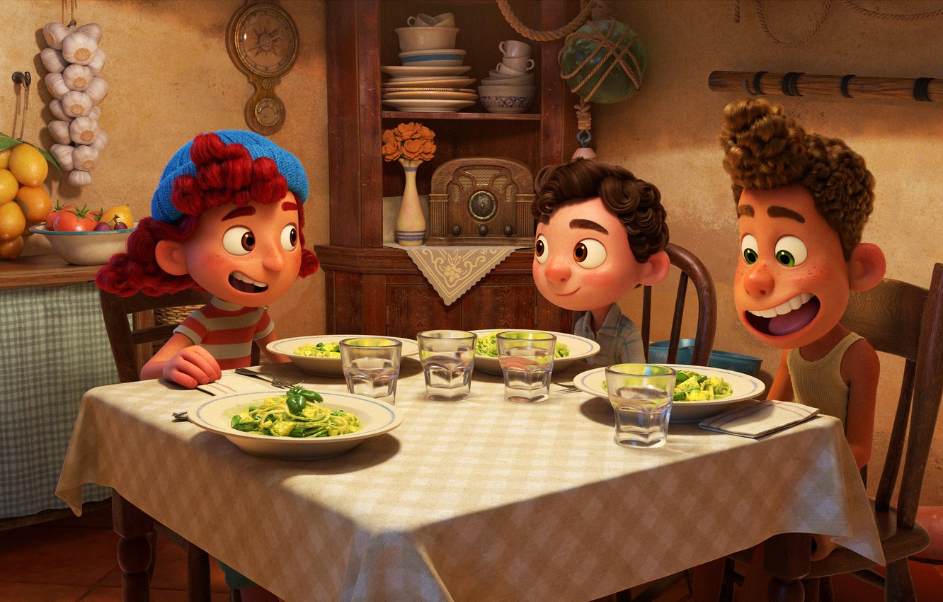 Wallpaper Pixar, Walt Disney, Movie, Film, Luca, Luca Paguro image for desktop, section фильмы