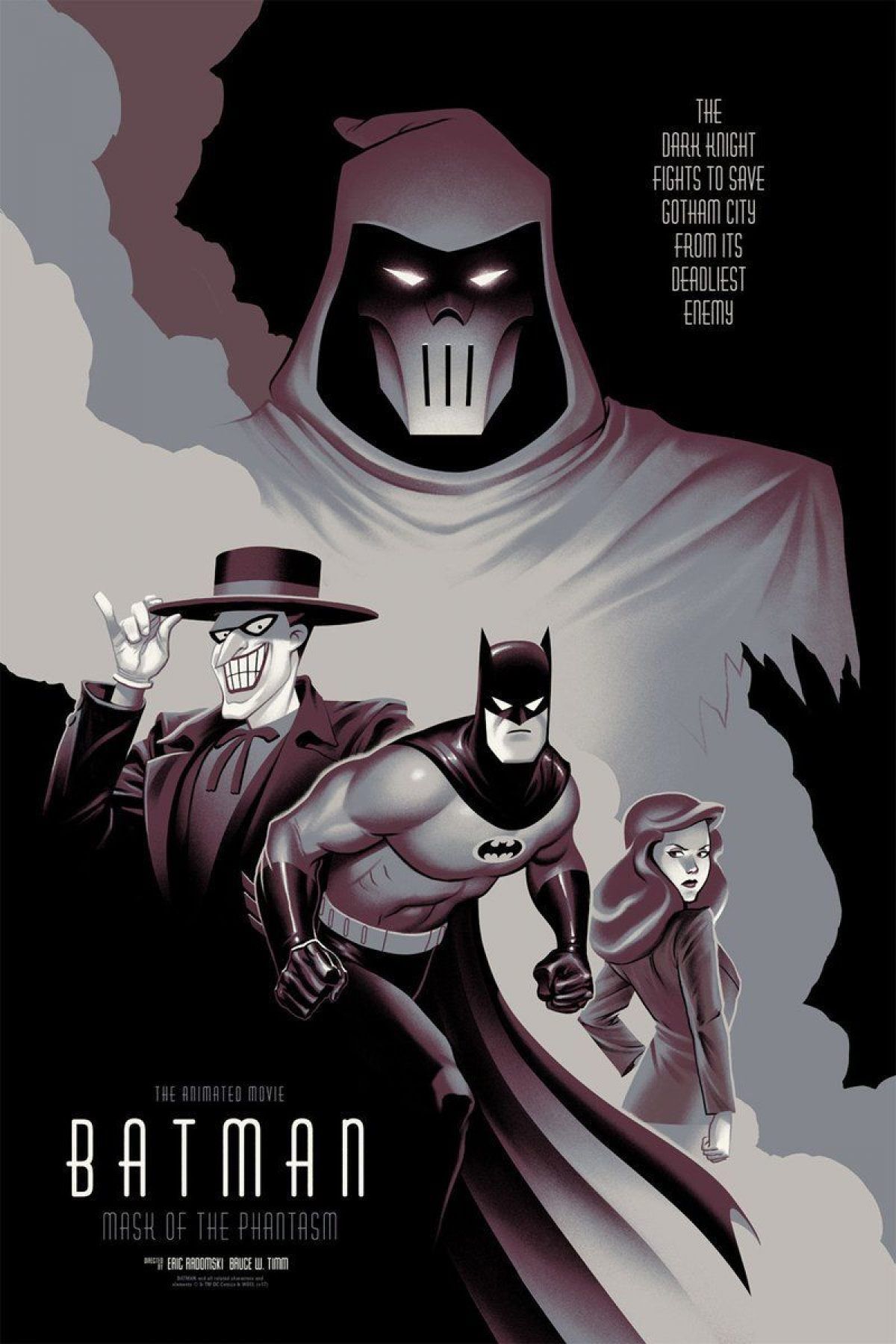 The BMD Interview: Justin Erickson, For Mondo's BATMAN: THE ANIMATED SERIES Showcase. Batman the animated series, Batman comics, Batman poster