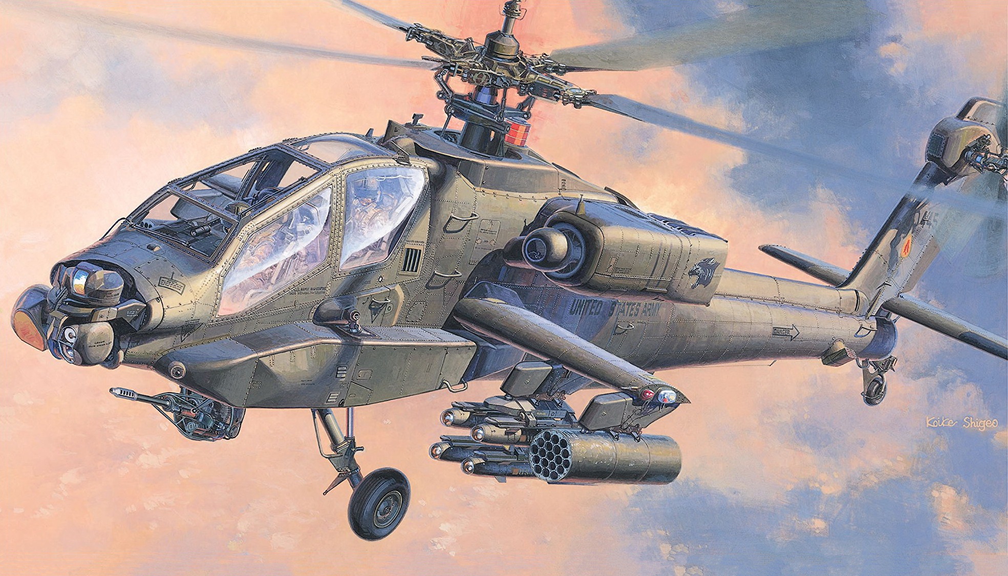 Boeing Ah 64 Apache HD Wallpaper