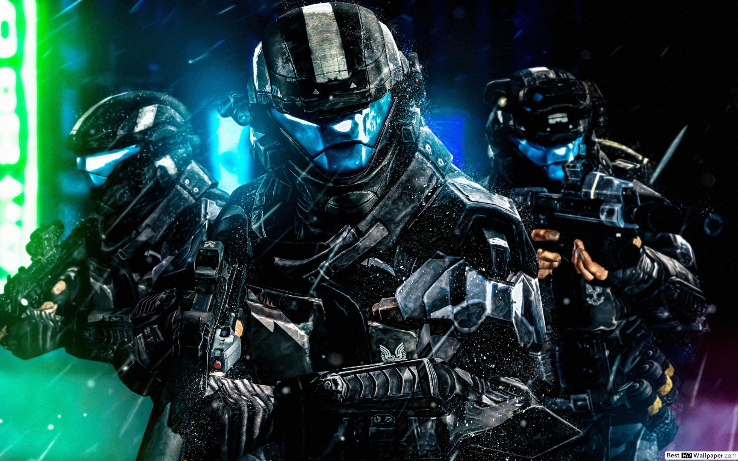 Halo 3: ODST (Orbital Drop Shock Troopers) Squad HD wallpaper download