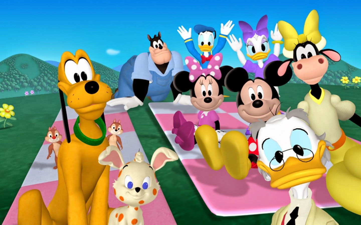 Cartoon Mickey Mouse Disney Clubhouse Desktop HD Wallpaper For Pc And Tablet 1920x1080, Wallpaper13.com