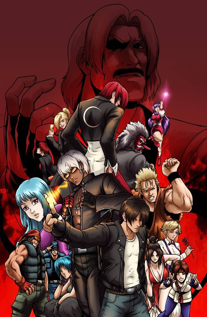 KOF Poster By Joe Sketch. King Of Fighters, King Of Fighter, Ryu Street Fighter