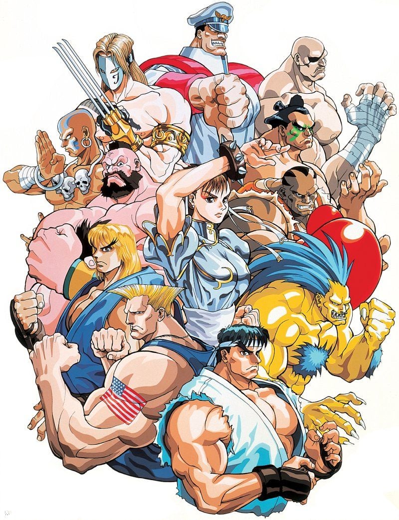 Street Fighter II, by Nishimura Kinu. Street fighter characters, Sagat street fighter, Street fighter game