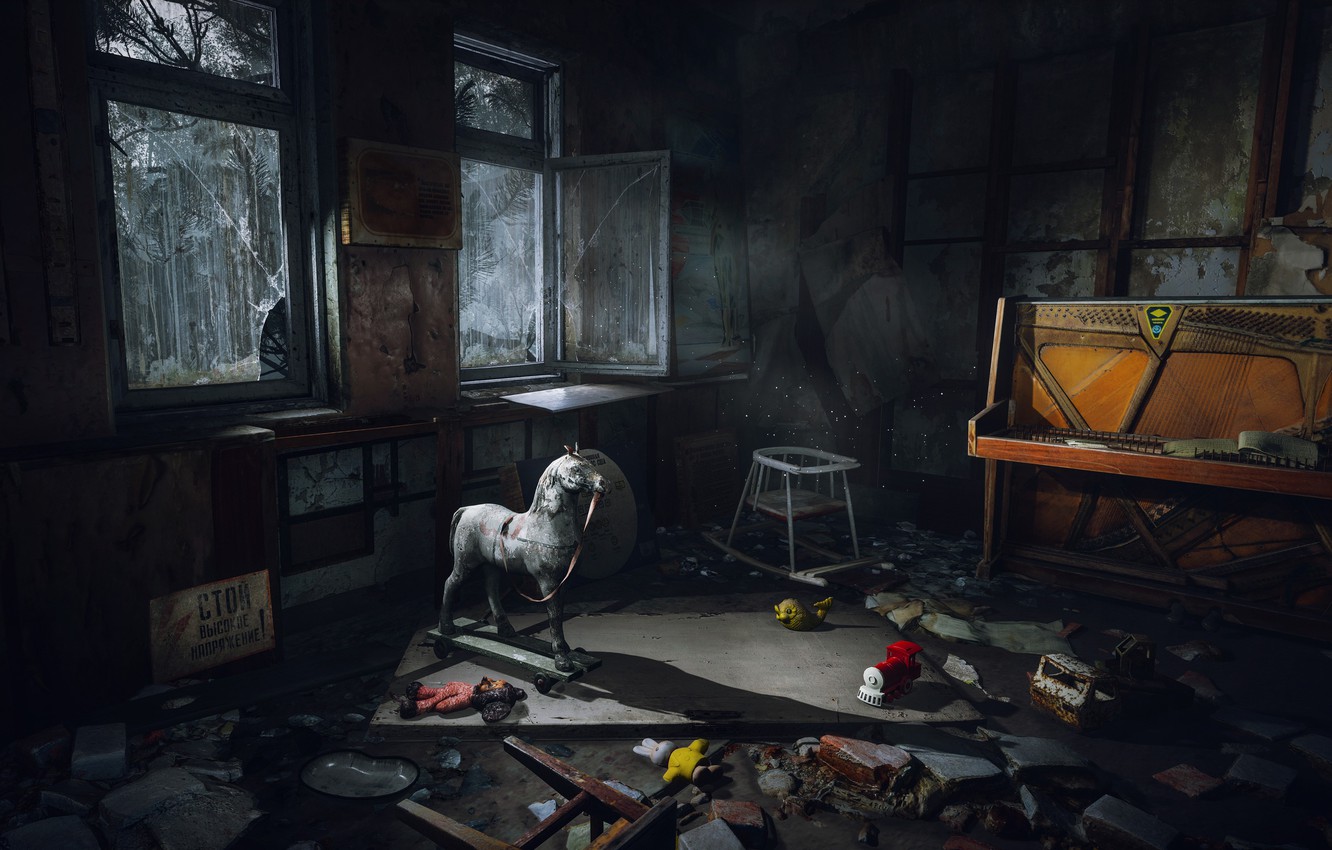 Wallpaper the game, toys, Windows, game, Chernobyl, piano, Chernobylite, Cernobylis, chernobylite image for desktop, section игры