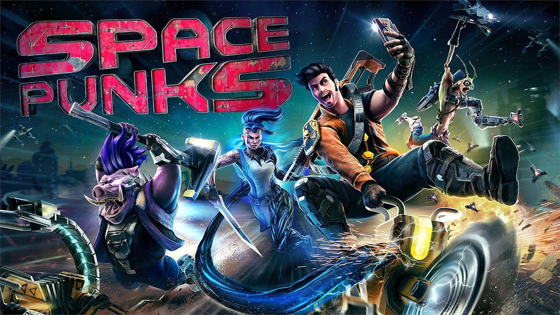 Free Space Punks Wallpaper in 1920x1080