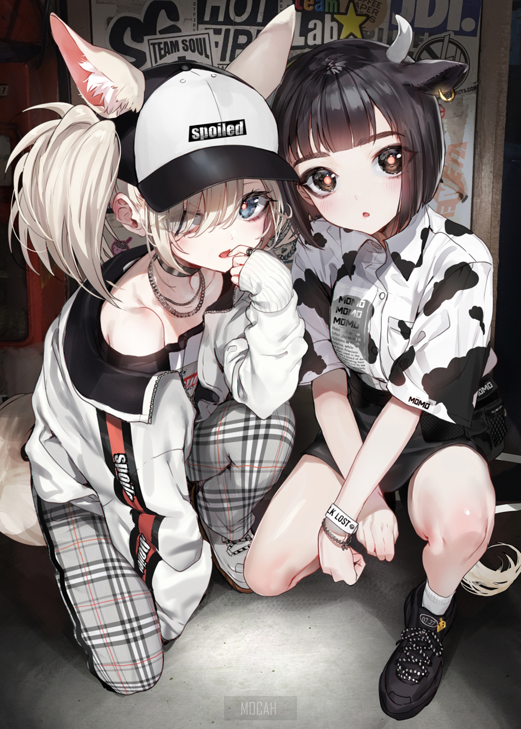 anime girl, anime, original character, cowgirl, fashion, NecoMeta wallpaper full hd, 2144x3000. Mocah HD Wallpaper