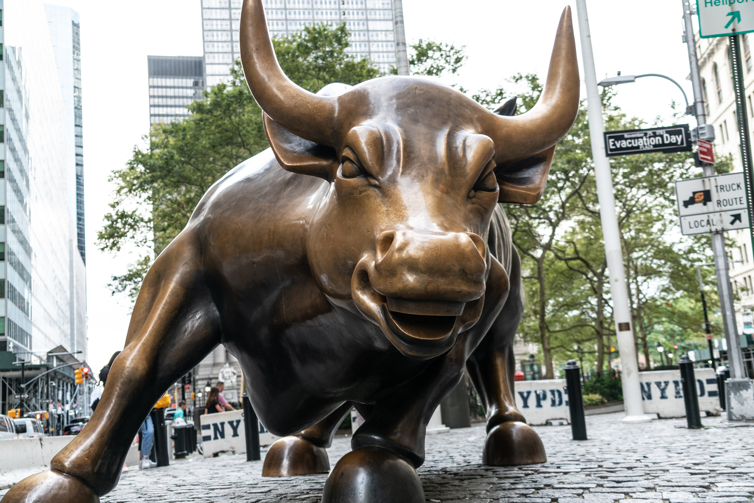 Wall Street Bull Stock Market Wallpaper