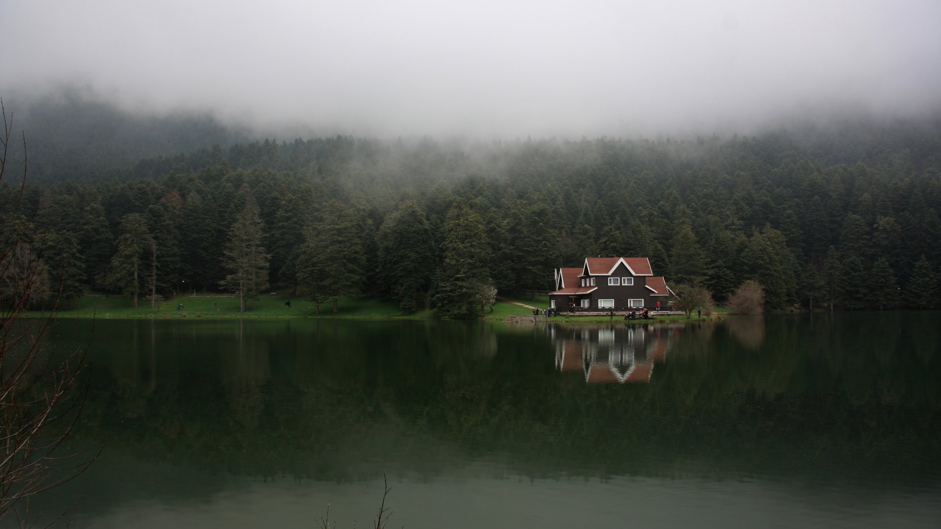 bolu, Turkey, Forest, Lake, House, Beautiful, Landscape Wallpaper HD / Desktop and Mobile Background