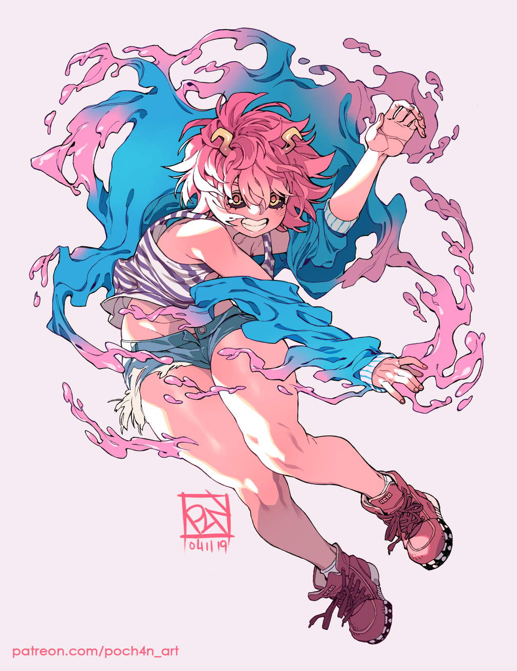 Ashido.Mina no Hero Academia Wallpaper