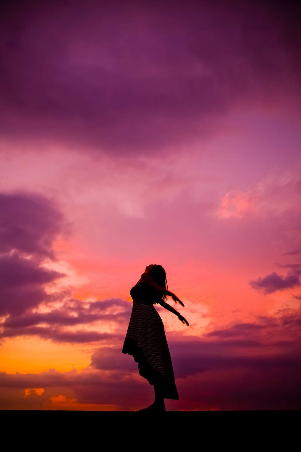 Woman Silhouette Picture. Download Free Image