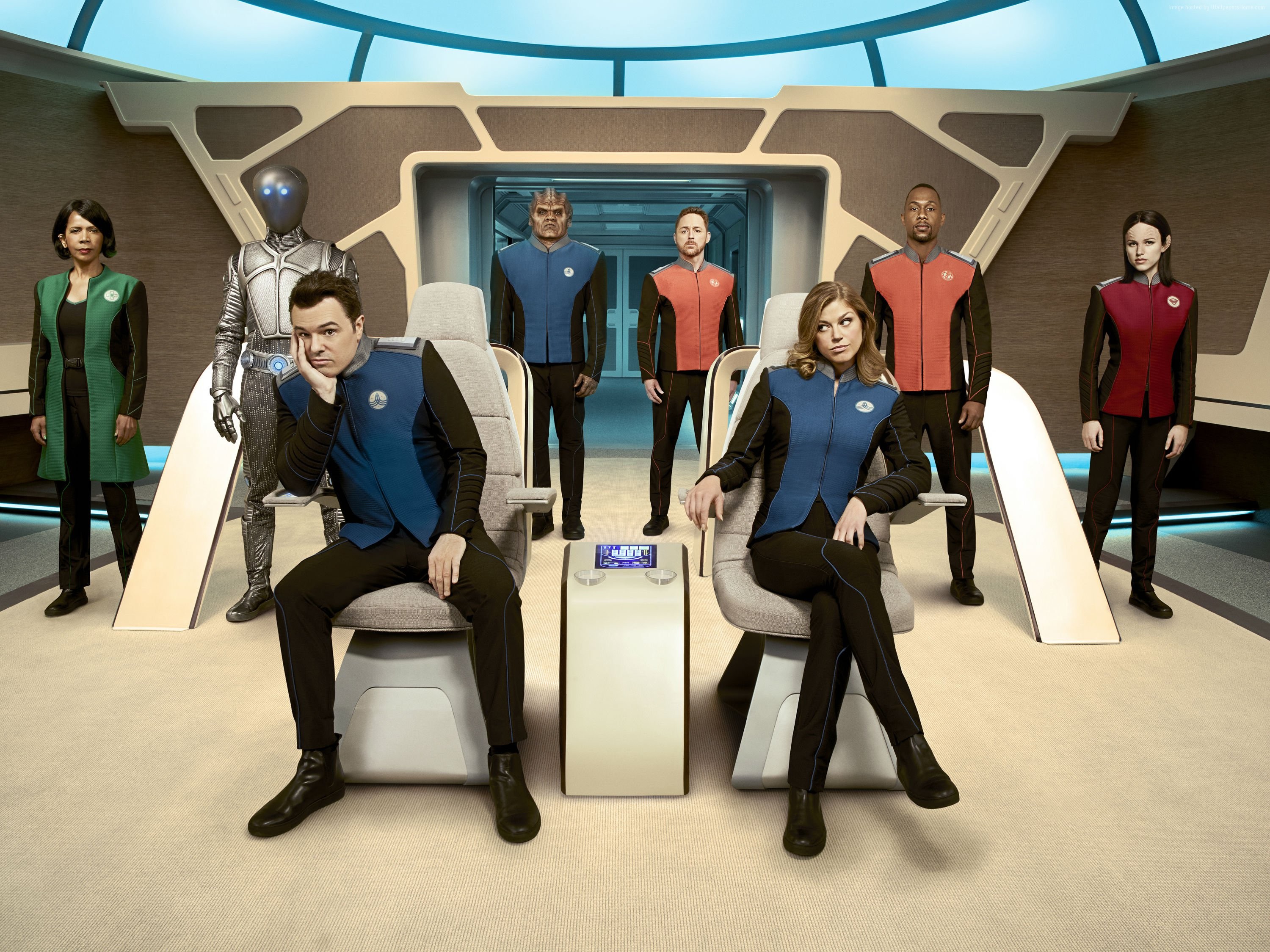 #Seth MacFarlane, #best tv series, #Halston Sage, #Penny Johnson Jerald, #Christine Corpuz, #The Orville. Mocah HD Wallpaper