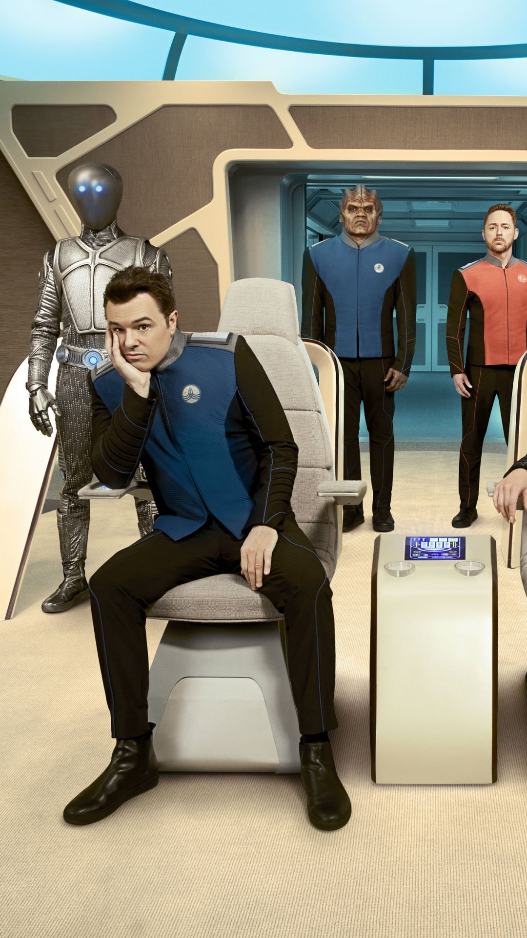 Wallpaper The Orville, Penny Johnson Jerald, Seth MacFarlane, Christine Corpuz, Halston Sage, best tv series, Movies