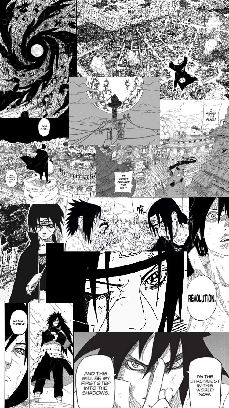 Manga panels wallpaper