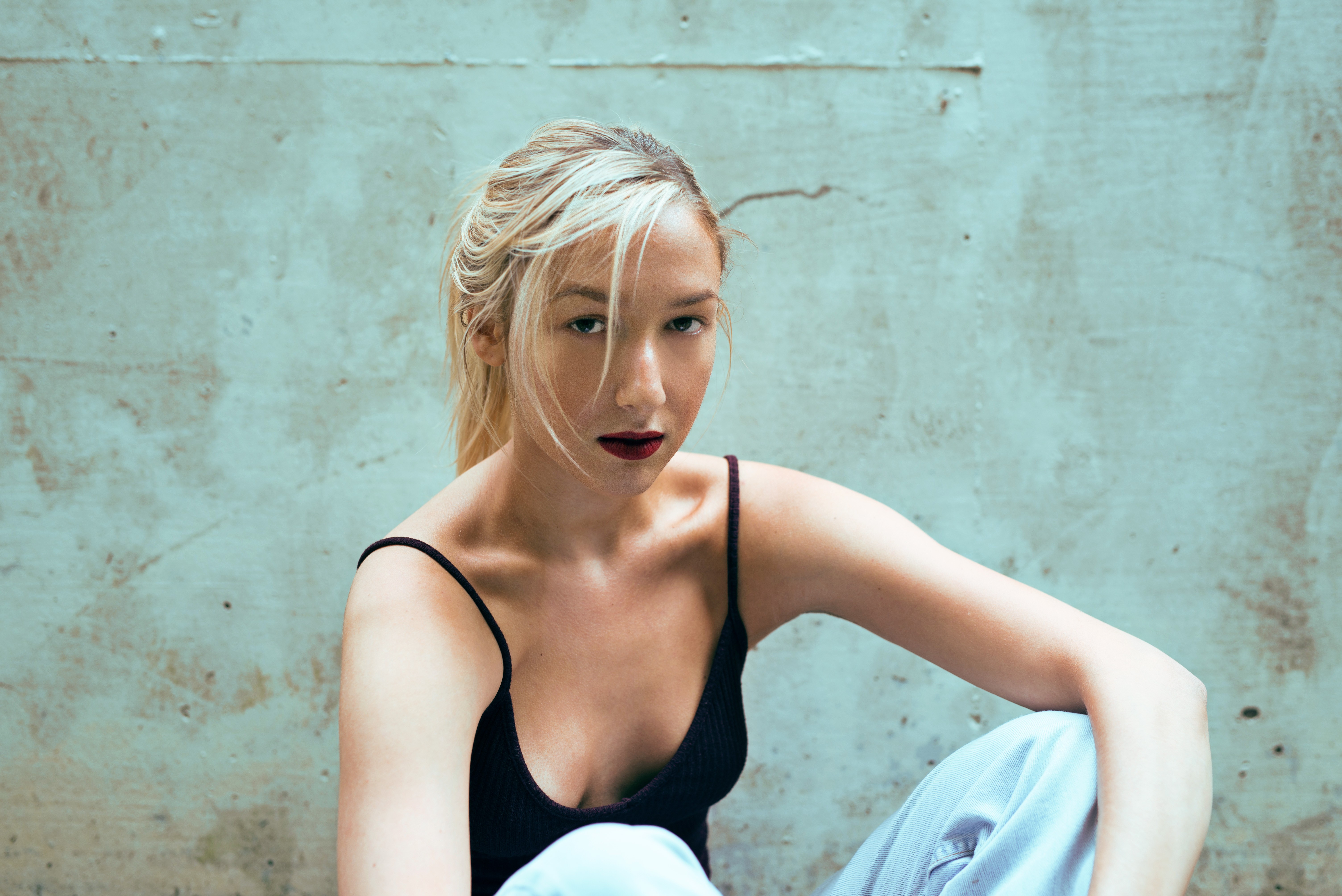 Wallpaper, white, women, blonde, sitting, dress, blue, skinny, fashion, hair, Swedish, Person, skin, clothing, girl, beauty, woman, lady, bride, photograph, blond, hairstyle, human positions, portrait photography, photo shoot, art model 6016x4016