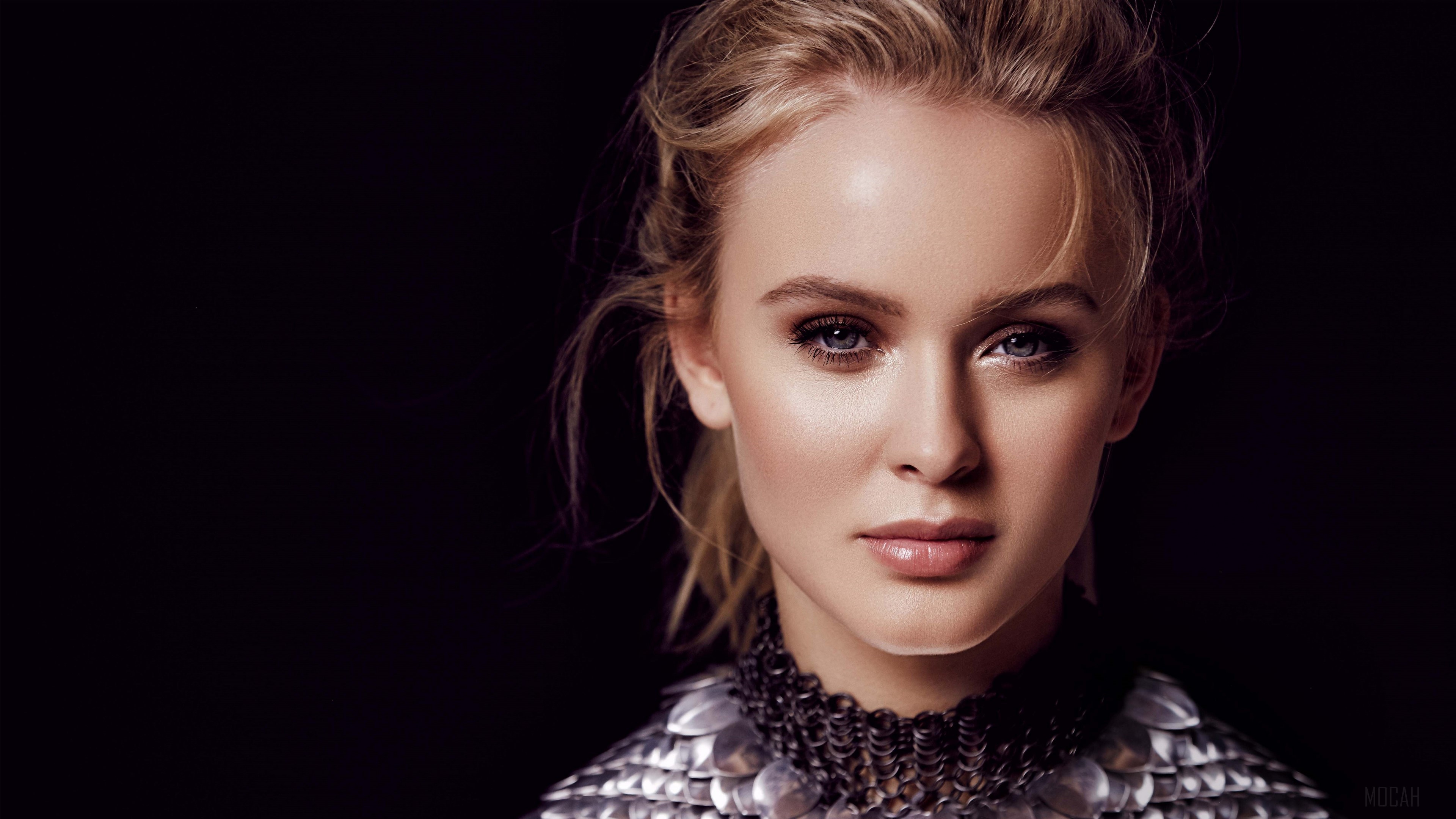 Blonde, Blue Eyes, Face, Green Eyes, Singer, Swedish, Woman, Zara Larsson 4k wallpaper. Mocah HD Wallpaper