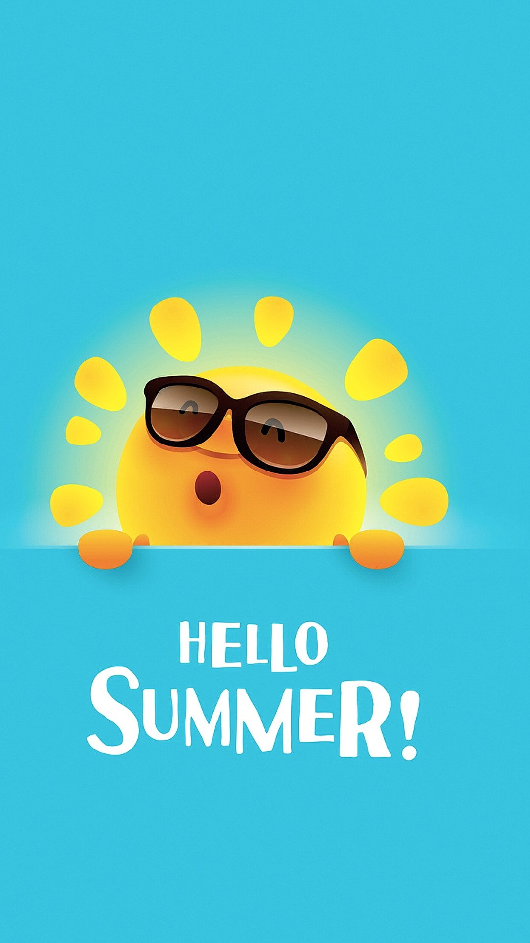 Hello Summer iPhone Wallpaper Free Download