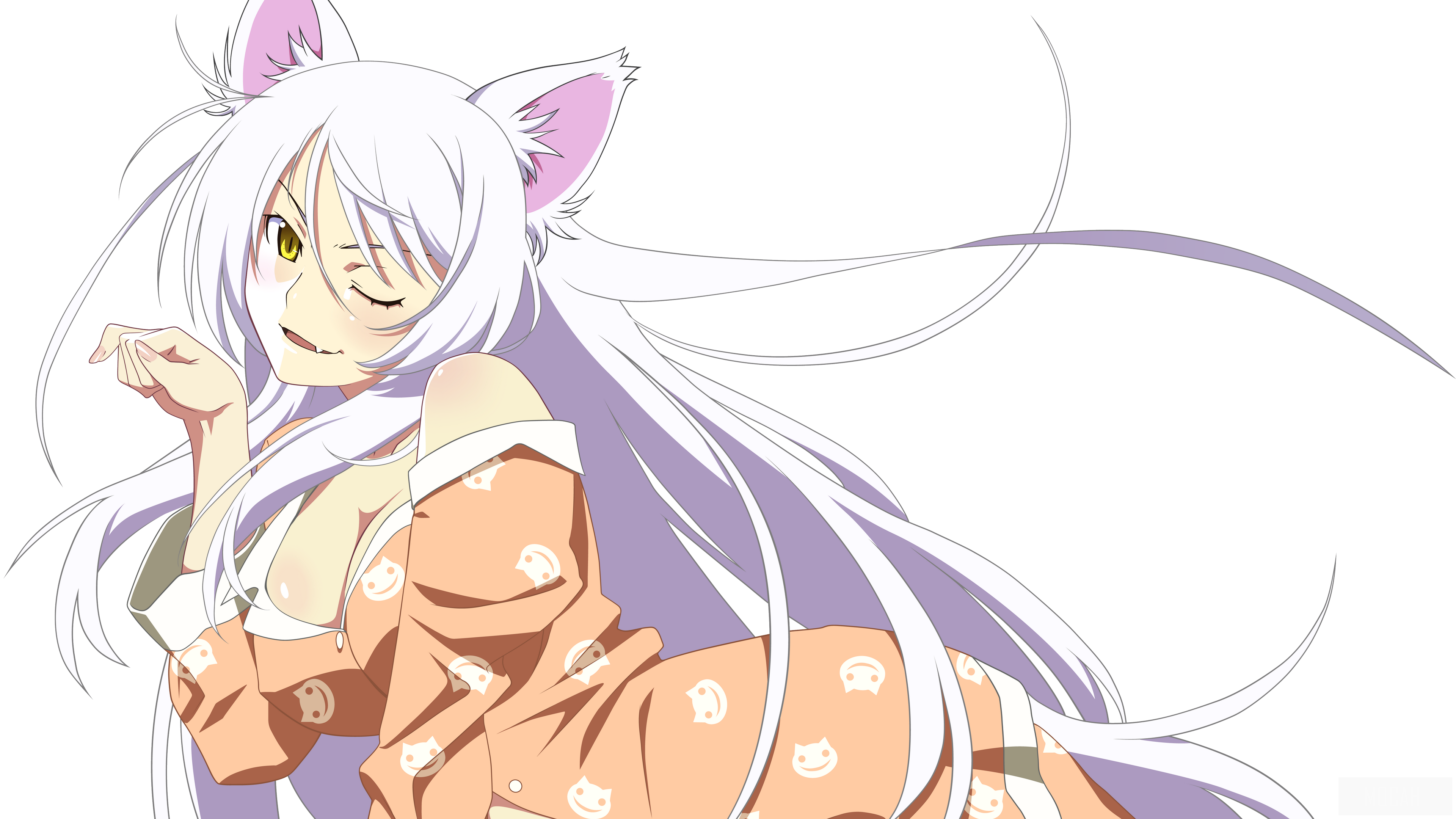 Black Hanekawa HD wallpaper, Background
