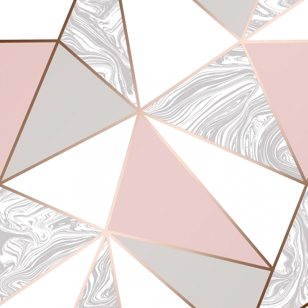 Marble Wallpaper Rose Gold Pink
