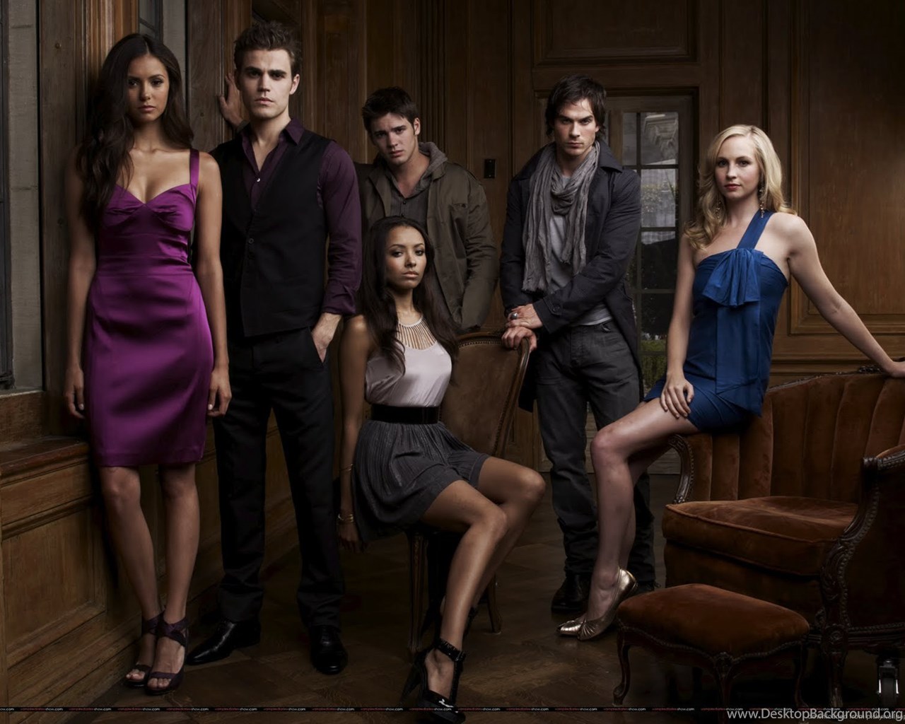 Vampire Diaries Cast HD Wallpaper Desktop Background