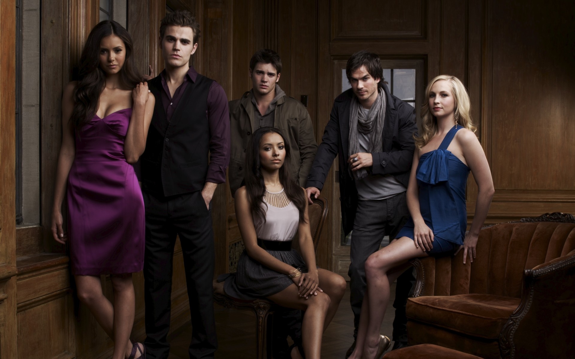 The Vampire Diaries characters, Nina Dobrev, others wallpaper download. Wallpaper, picture, photo