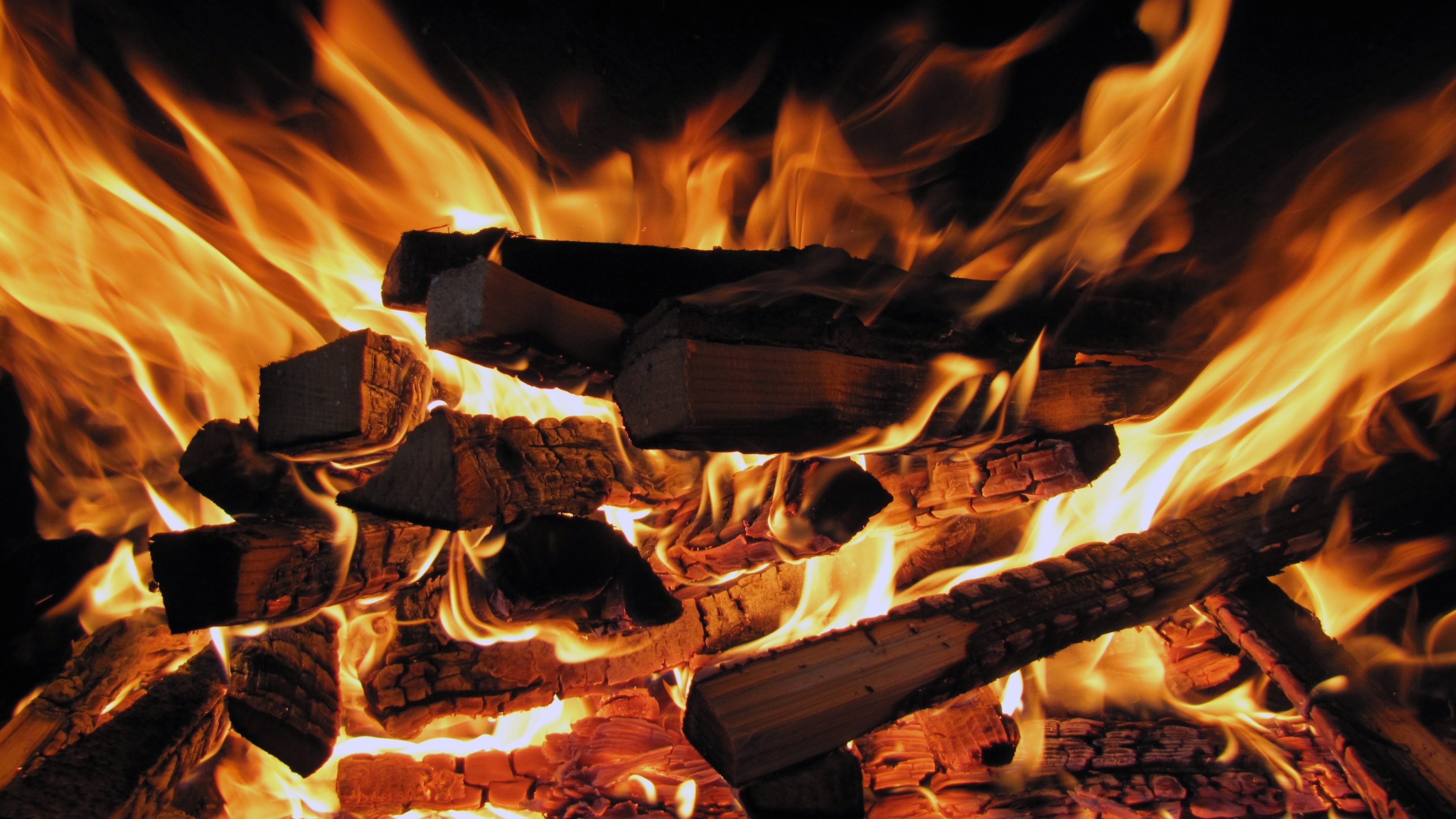 fire, Wood HD Wallpaper / Desktop and Mobile Image & Photo
