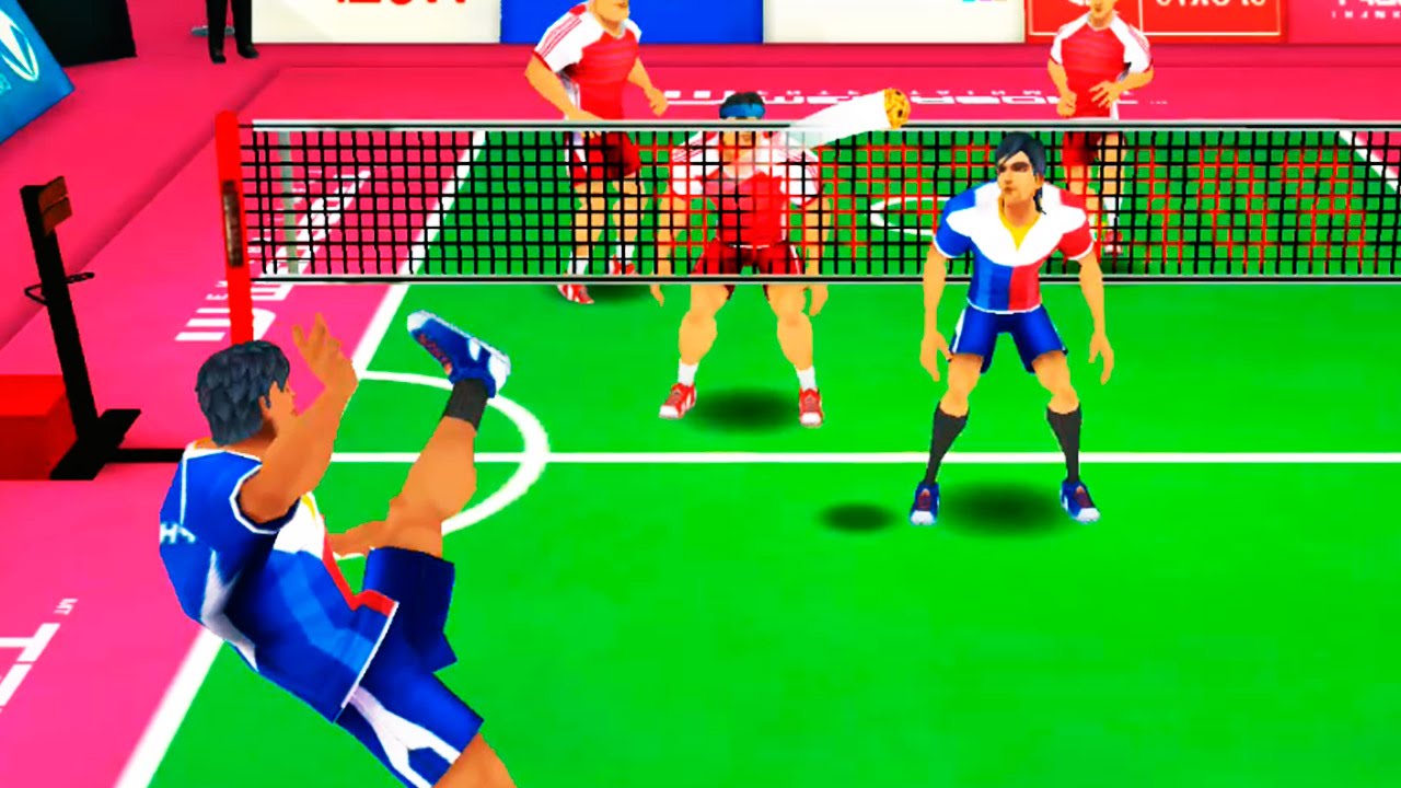 Sepak Takraw Animation Picture
