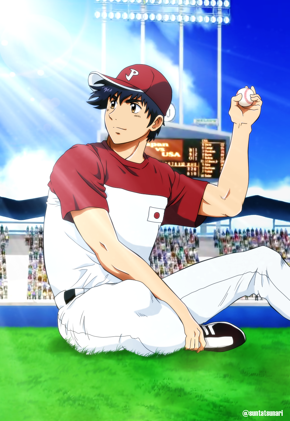 Honda Shigeno Goro in 2023  Baseball anime, Anime, Major baseball