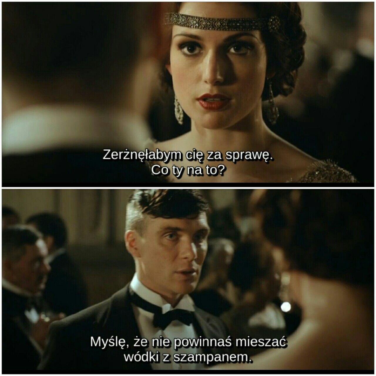 Peaky Blinders, Tatiana i Tommy Shelby, polskie napisy. Peaky blinders, Movie posters, Movies