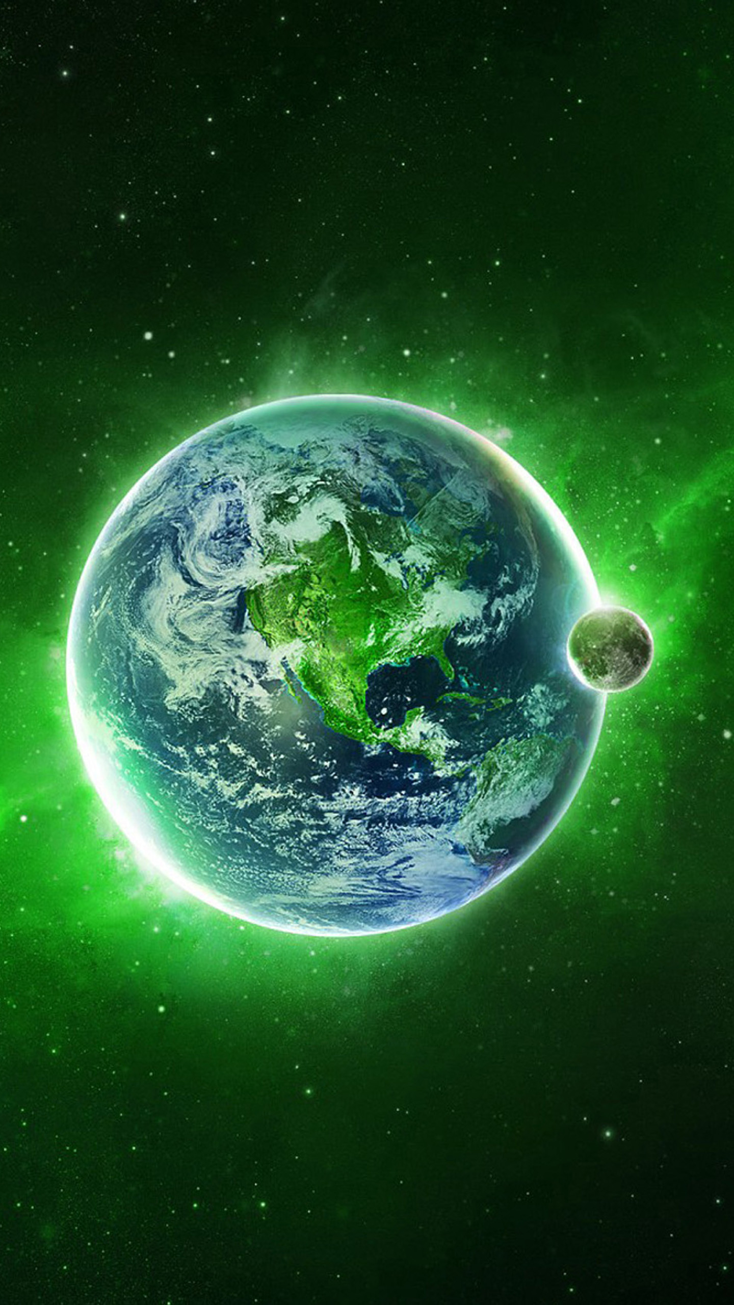 green globe logo hd