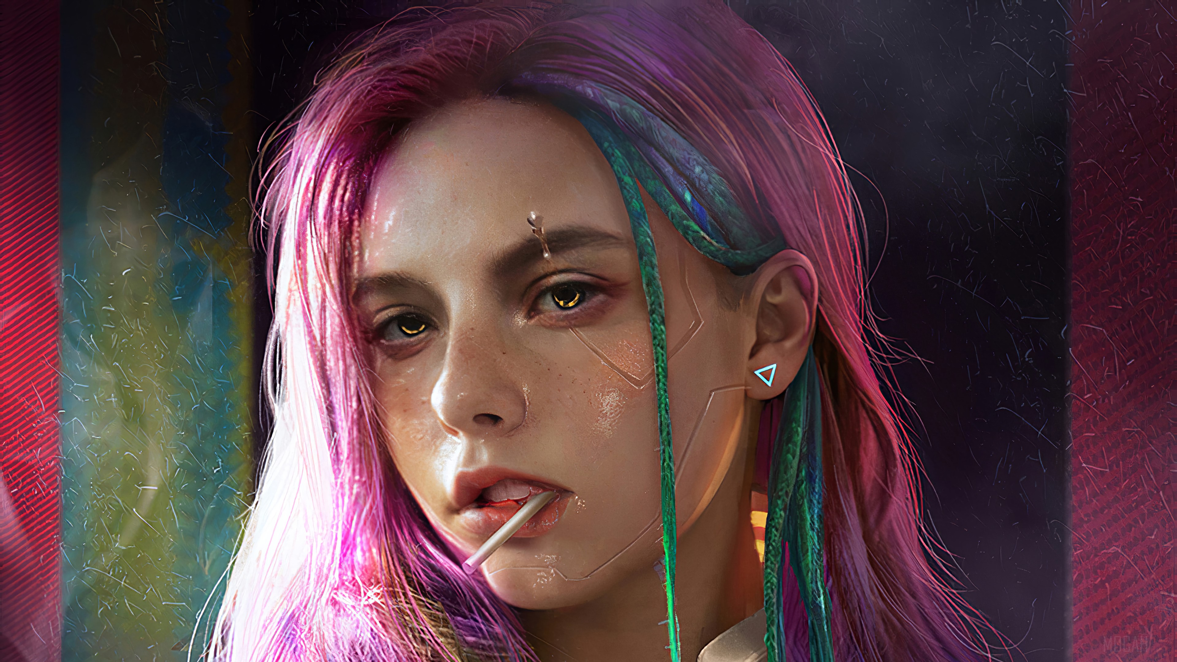 Cyberpunk Girl Pink Wallpapers - Wallpaper Cave