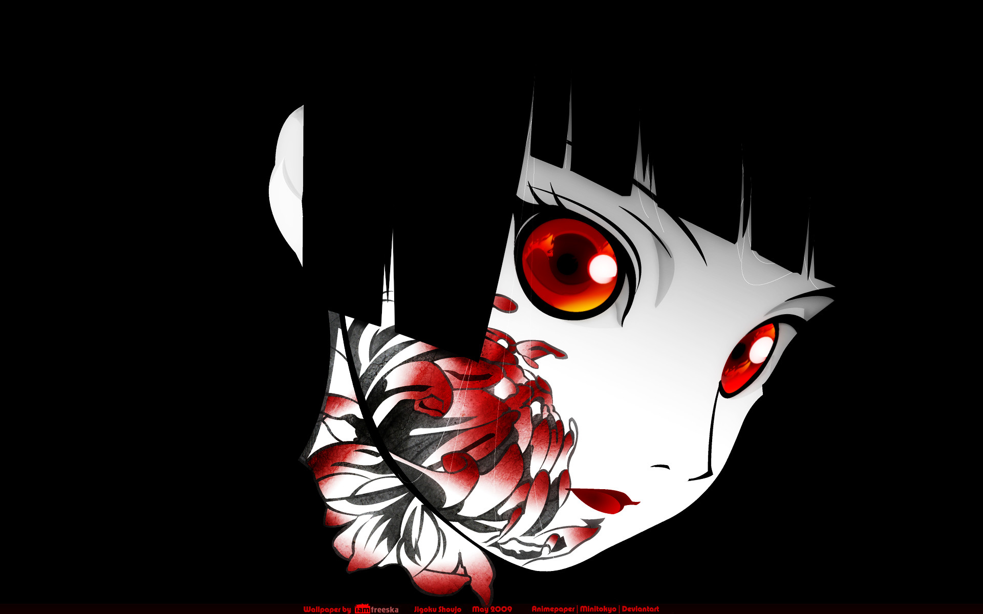 100+] Dark Anime Girl Wallpapers