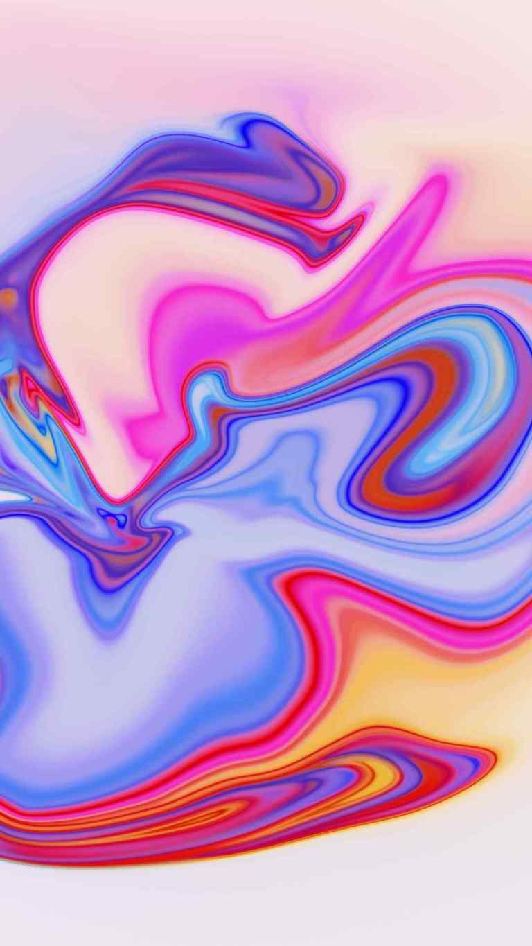 Download Samsung Galaxy S20 Aesthetic Colorful Waves Wallpaper | Wallpapers .com