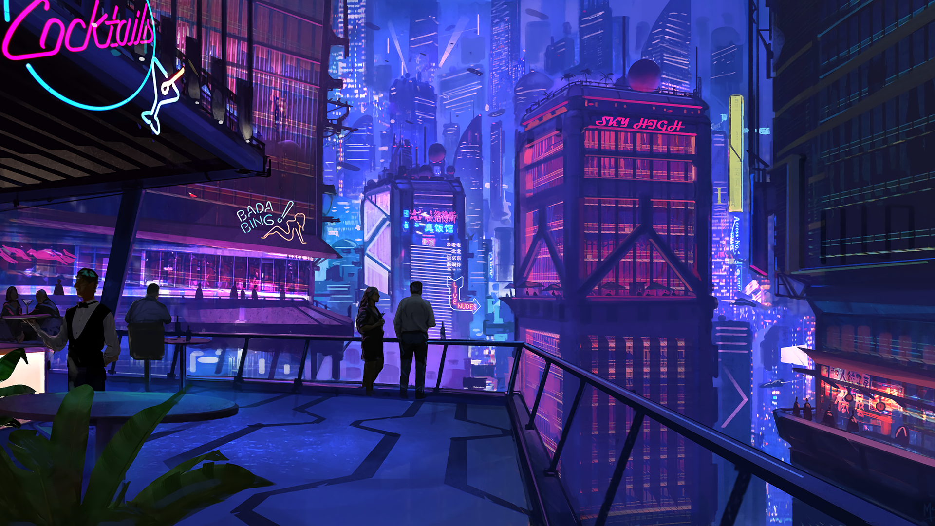 Sci Fi Cyberpunk HD Wallpaper and Background