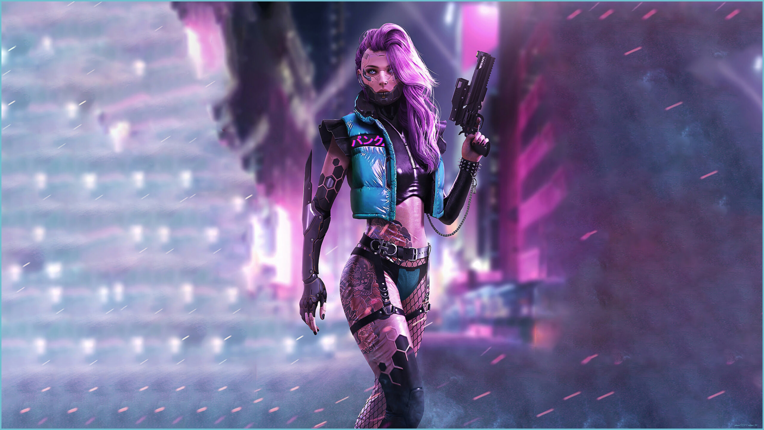 Cyberpunk 8 Wallpaper Telefon HD Girl Wallpaper 2077 Wallpaper 4k