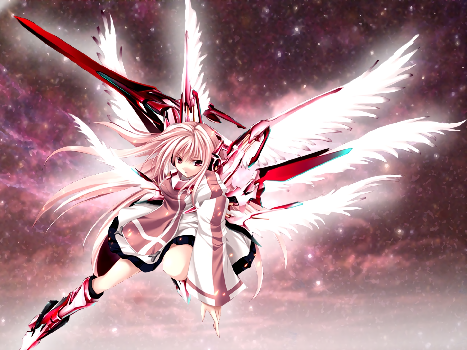 Beautiful Anime Angel Girl Wallpaper