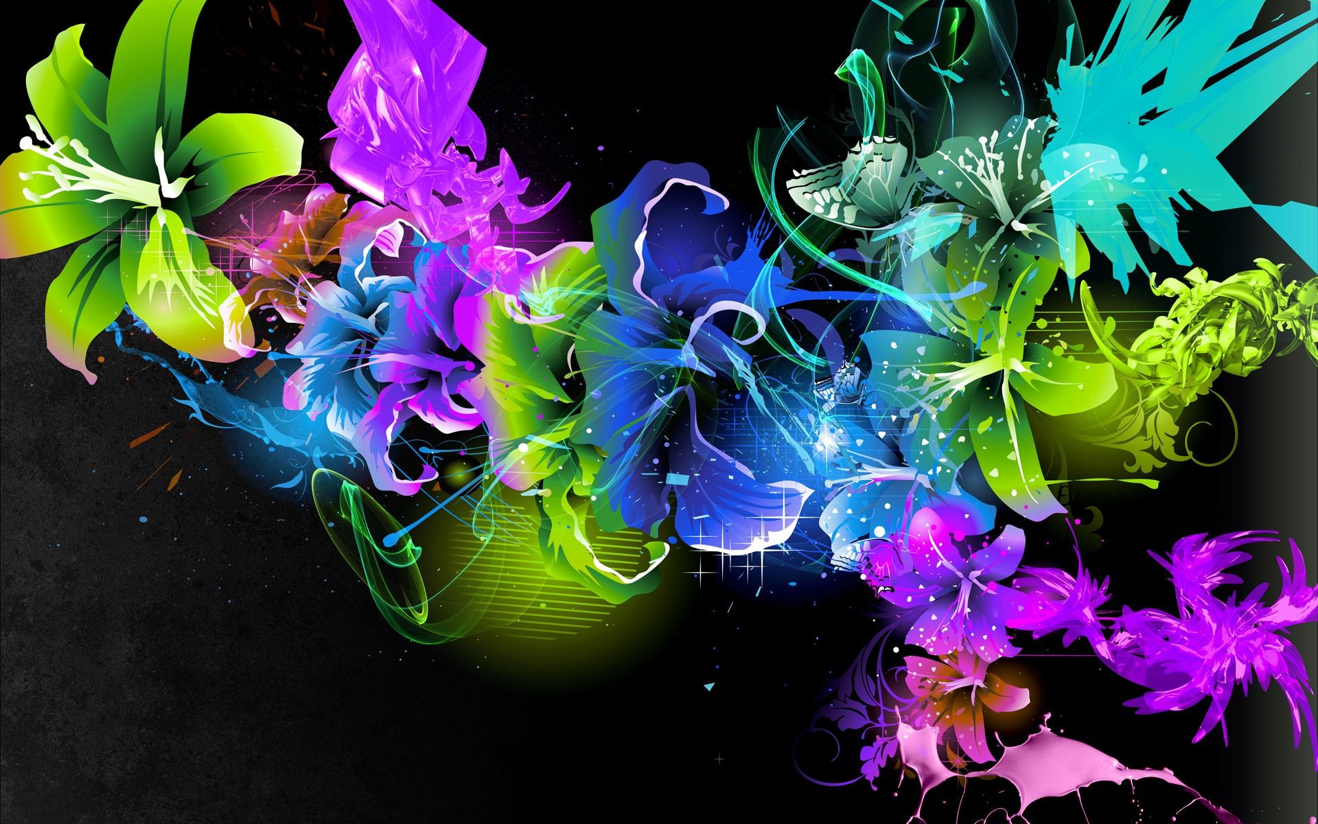 4K Colorful Abstract Background Wallpaper #2330g