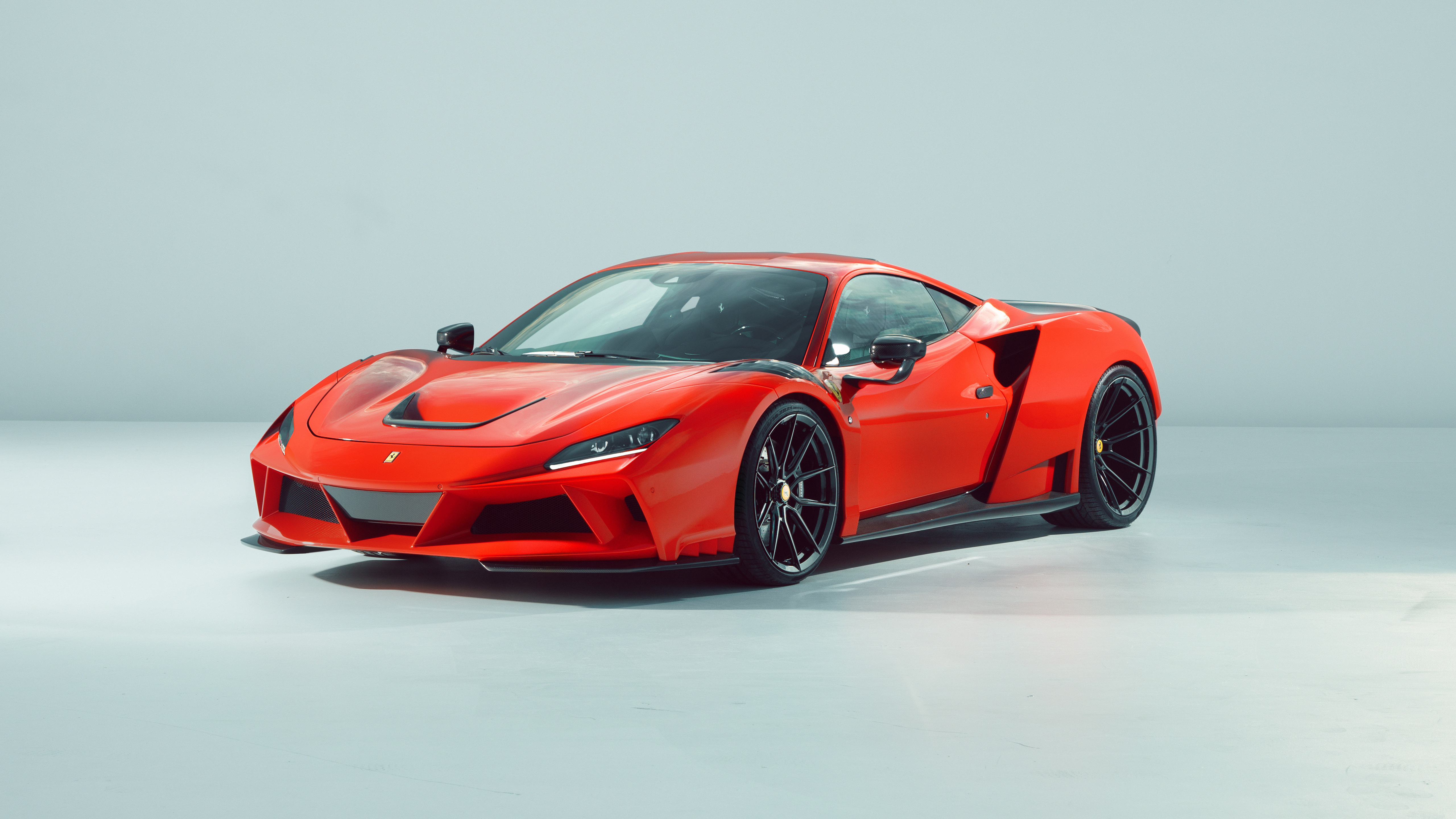 Novitec Ferrari F8 Tributo N Largo 2021 5K Wallpaper. HD Car Wallpaper