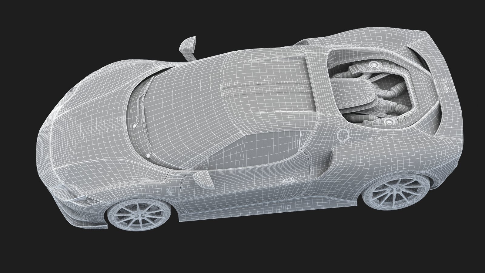 Ferrari 296 GTB Assetto Fiorano 2022 3D Model