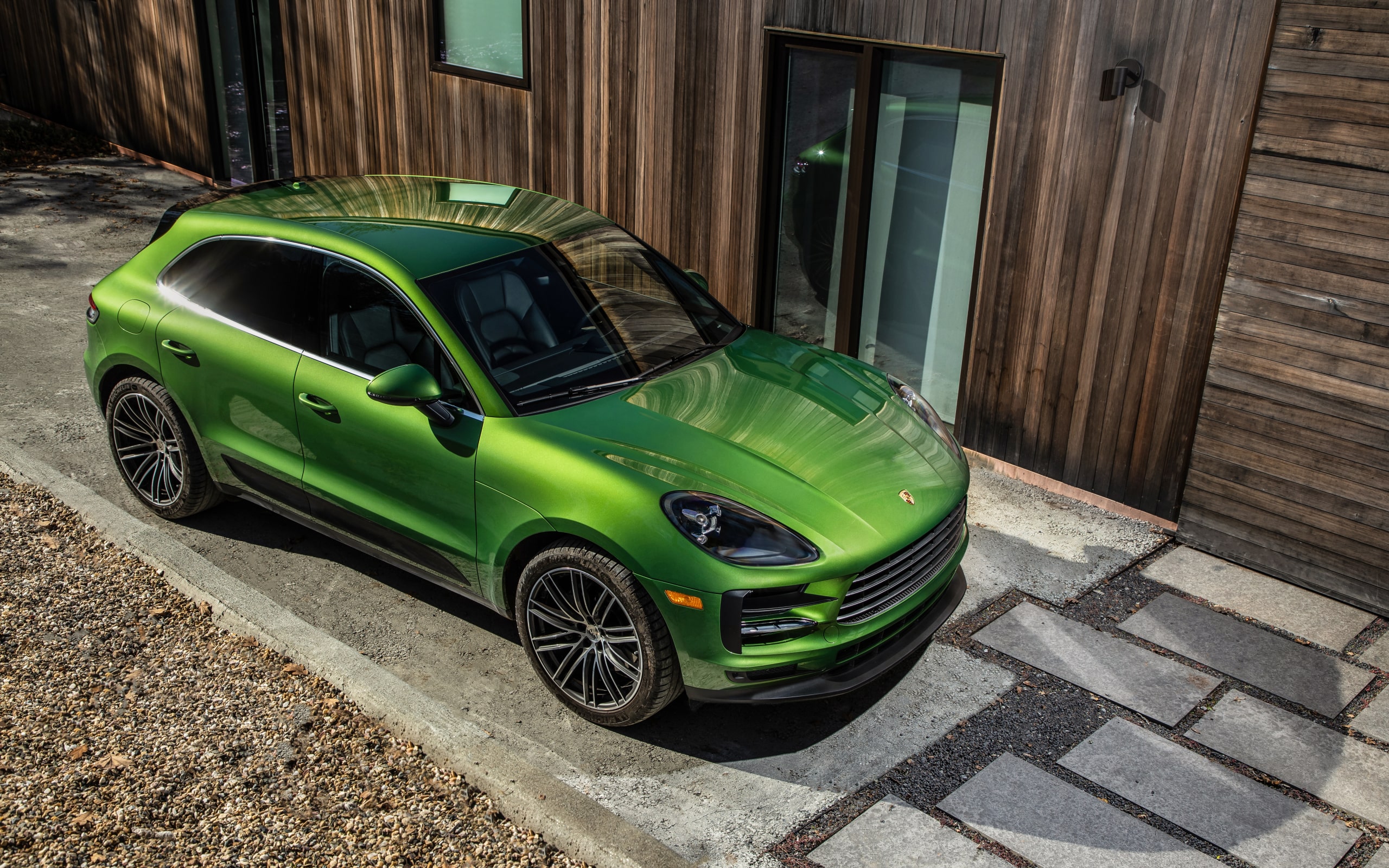 Car, Green, Porsche, Porsche Macan S, SUV Wallpaper & Background Image