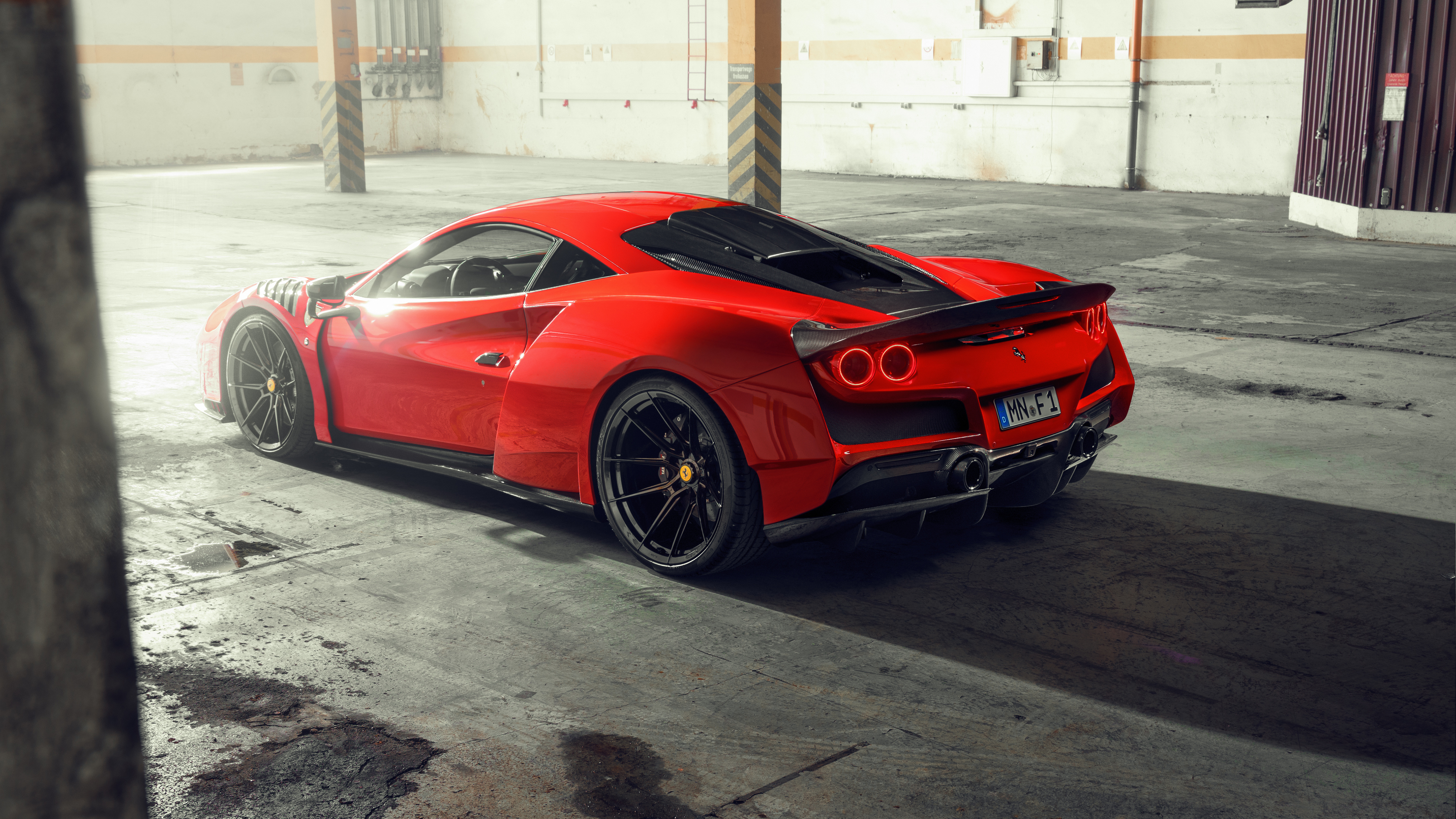 Novitec Ferrari F8 Tributo N Largo 2021 5K 7 Wallpaper. HD Car Wallpaper