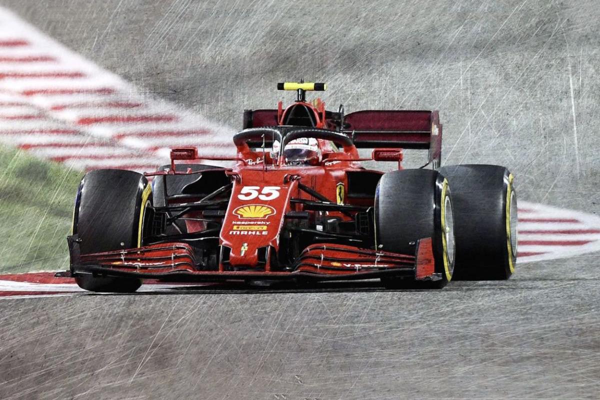 Ferrari SF21 Bahrain GP 2021 Sainz Jr. 1:18