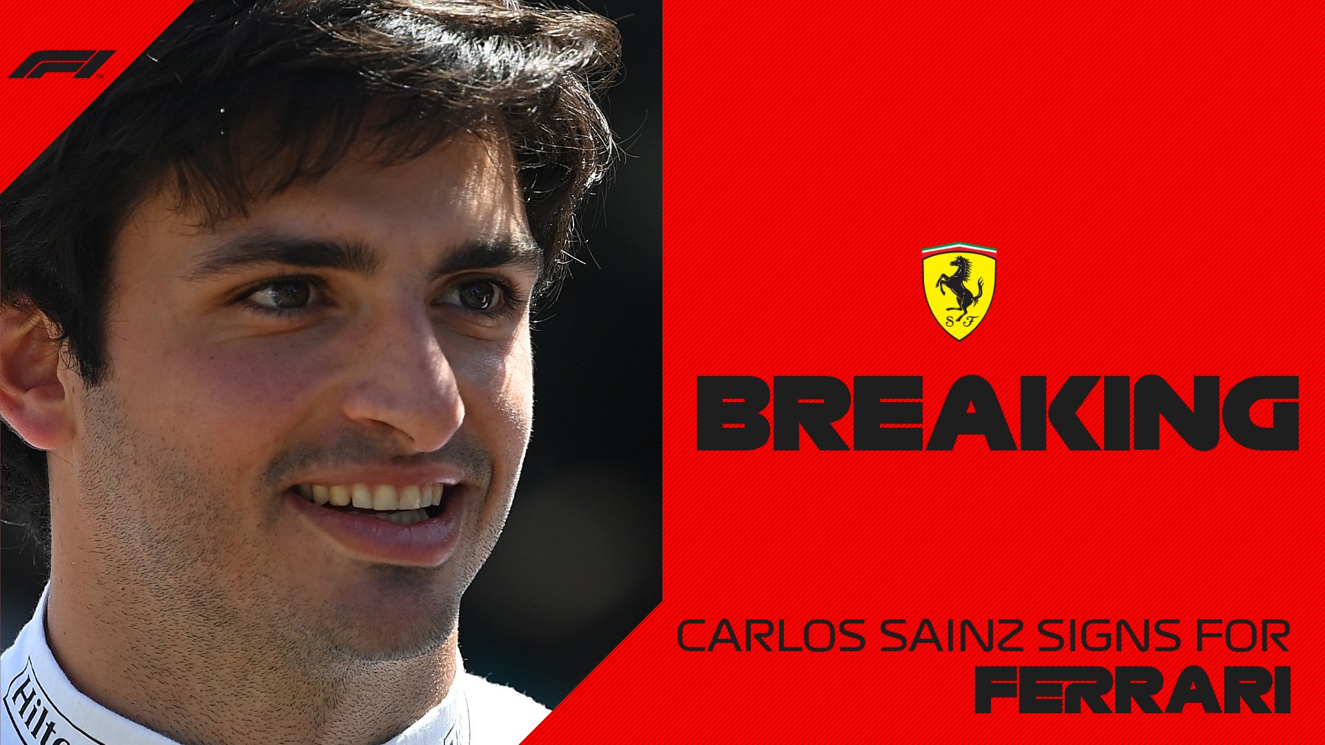 Formula 1: Carlos Sainz joins Ferrari for 2021 #F1